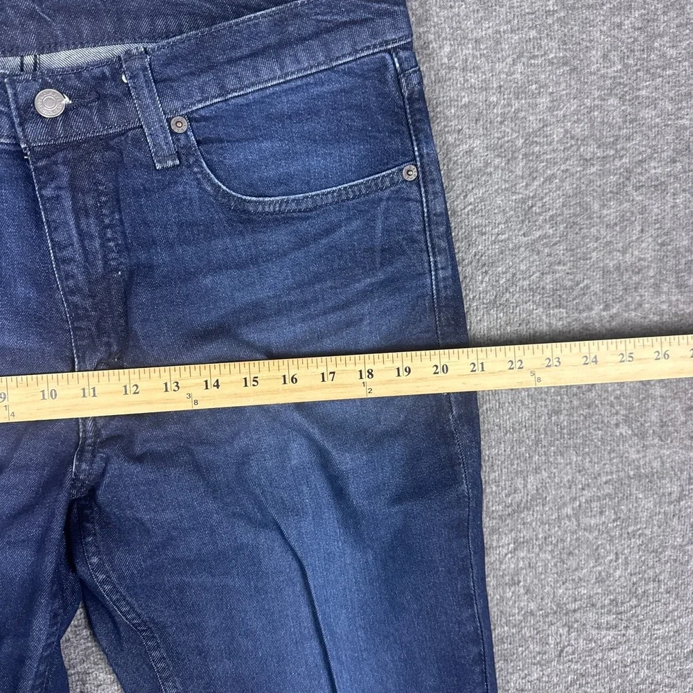 Levis 514 Jeans Mens 34x32 Blue Denim Straight Leg Stretch Denim Zip‎ Fly